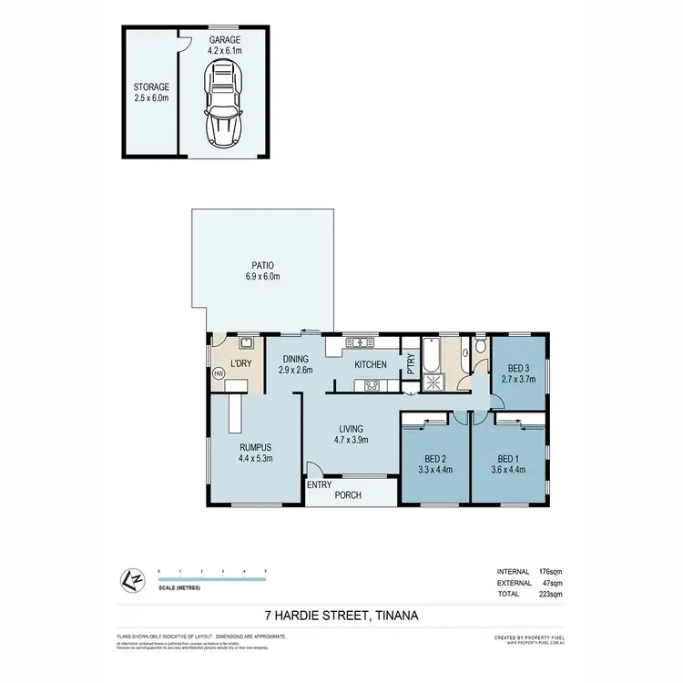 Floorplan of Homely house listing, 7 Hardie Street, Tinana QLD 4650