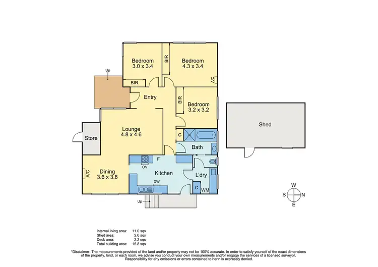 Floorplan of Homely unit listing, 1/468 McClelland Drive, Langwarrin VIC 3910