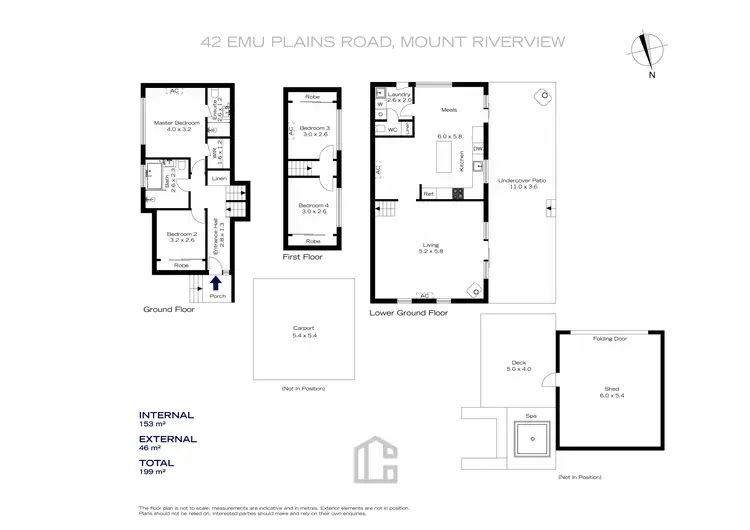 Floorplan of Homely house listing, 42 Emu Plains Road, Mount Riverview NSW 2774