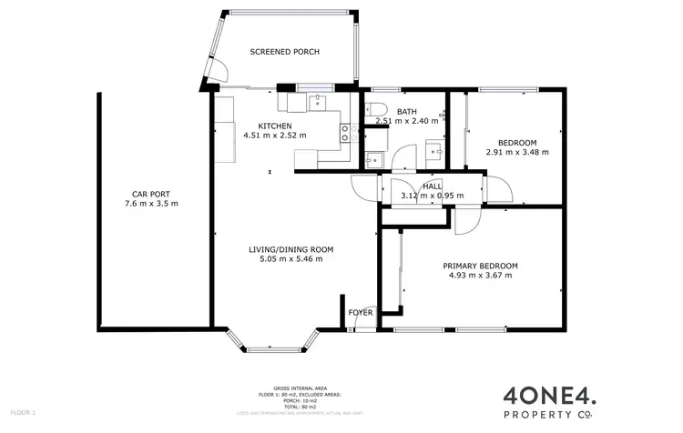 Floorplan of Homely unit listing, 43 Village Drive, Kingston TAS 7050