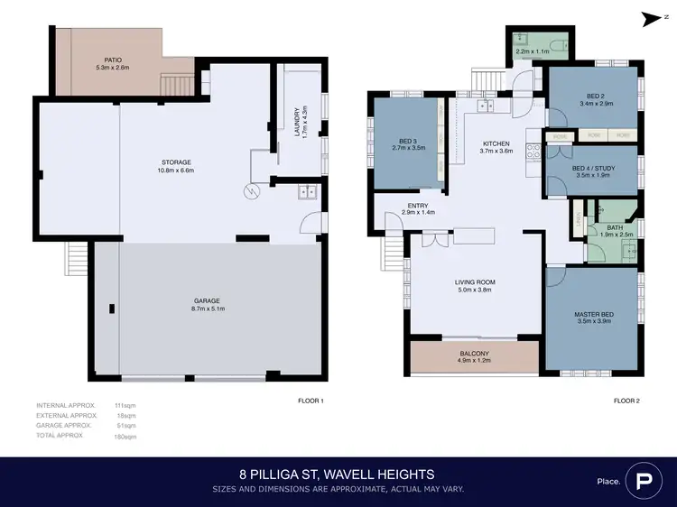 Floorplan of Homely house listing, 8 Pilliga Street, Wavell Heights QLD 4012