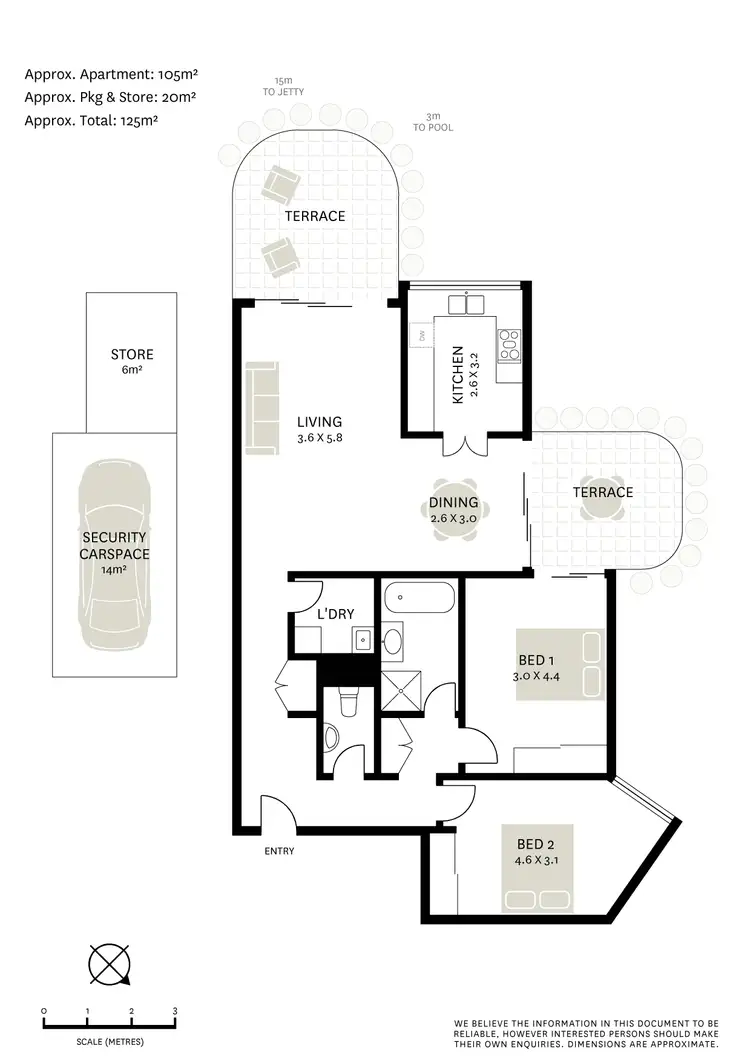 Floorplan of Homely apartment listing, 2/349 Victoria Place, Drummoyne NSW 2047