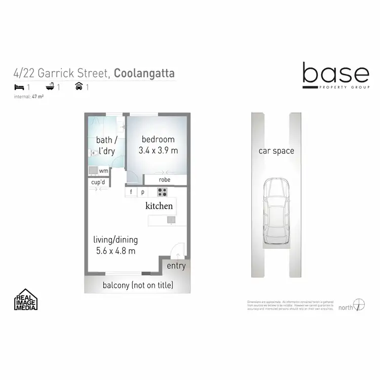 Floorplan of Homely unit listing, 4/22 Garrick Street, Coolangatta QLD 4225