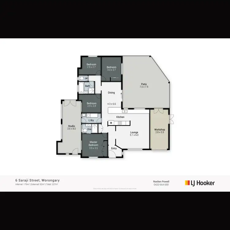 Floorplan of Homely house listing, 6 Saraji Street, Worongary QLD 4213