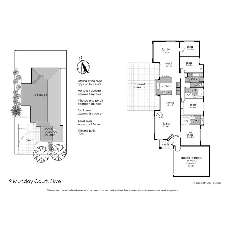 Floorplan of Homely house listing, 9 Munday Court, Skye VIC 3977