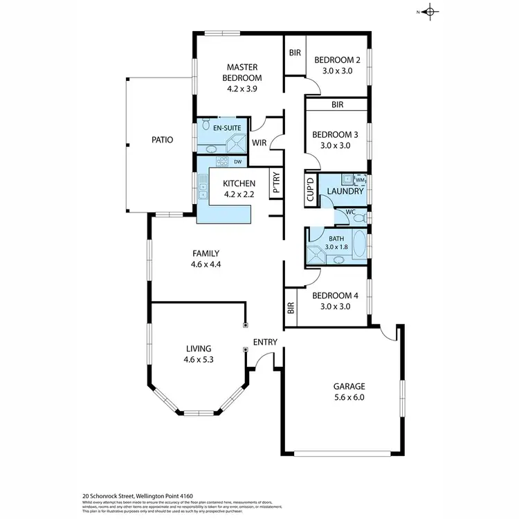 Floorplan of Homely house listing, 20 Schonrock Street, Wellington Point QLD 4160