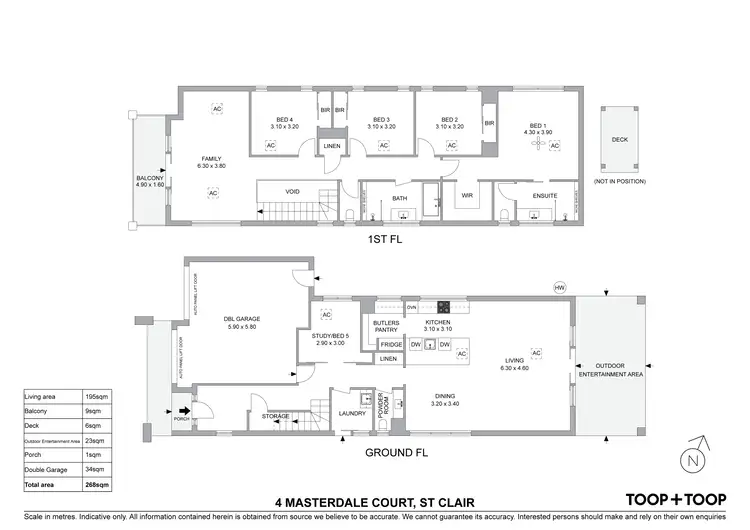 Floorplan of Homely house listing, 4 Masterdale Court, St Clair SA 5011