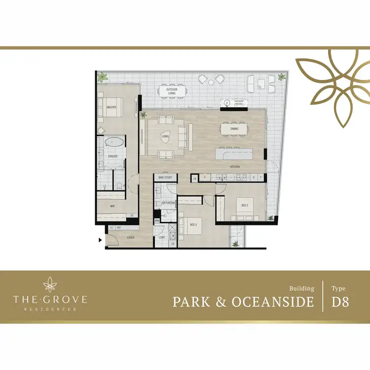 Floorplan of Homely apartment listing, 510/1 Airlie Street, Claremont WA 6010