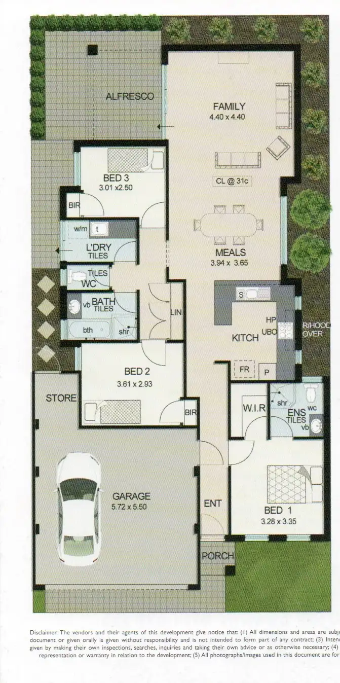 Floorplan of Homely house listing, 3/26 Churchill Green, Canning Vale WA 6155