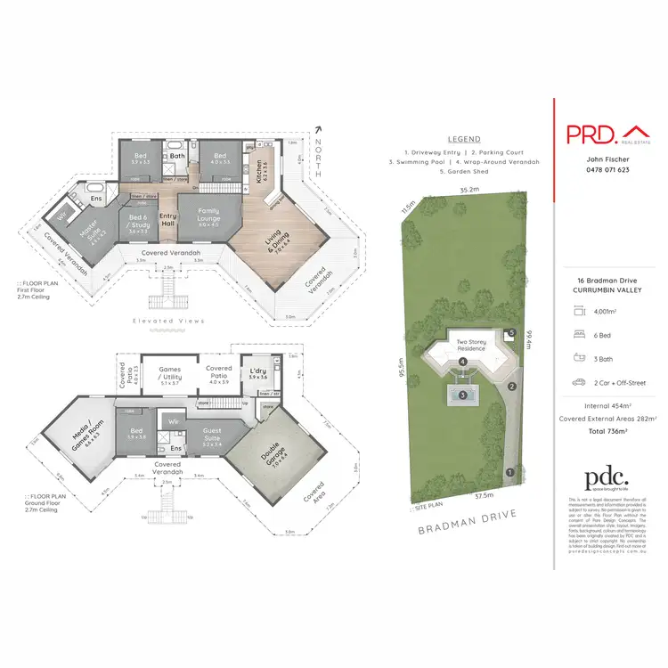Floorplan of Homely house listing, 16 Bradman Drive, Currumbin Valley QLD 4223