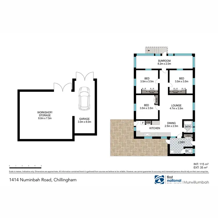 Floorplan of Homely house listing, 1414 Numinbah Road, Chillingham NSW 2484