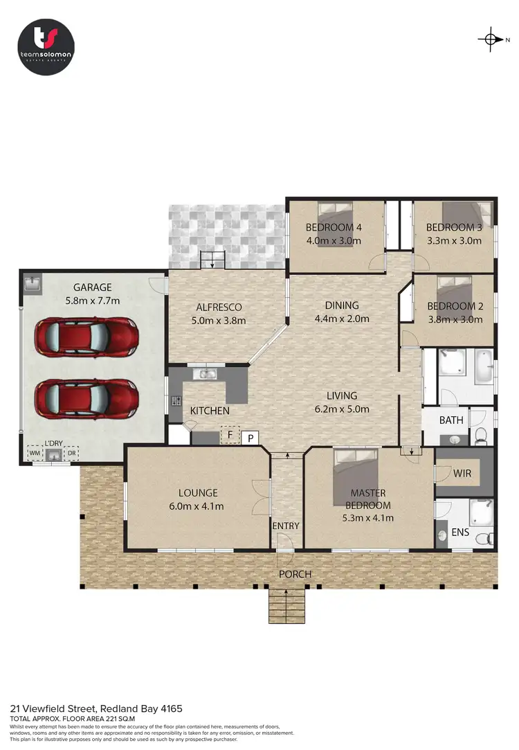 Floorplan of Homely house listing, 21 Viewfield Street, Redland Bay QLD 4165