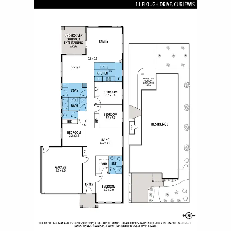 Floorplan of Homely house listing, 11 Plough Drive, Curlewis VIC 3222