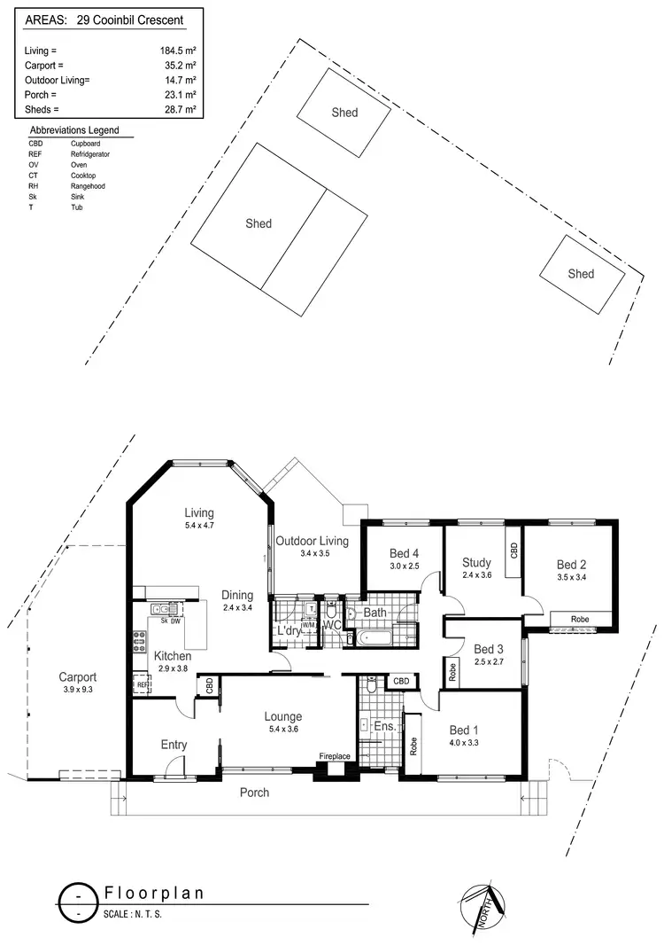 Floorplan of Homely house listing, 29 Cooinbil Crescent, Kooringal NSW 2650