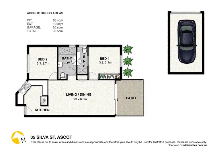 Floorplan of Homely apartment listing, 1/35 Silva Street, Ascot QLD 4007