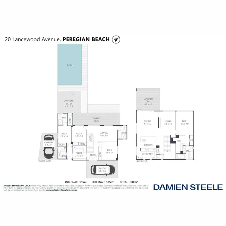 Floorplan of Homely house listing, 20 Lancewood Avenue, Peregian Beach QLD 4573