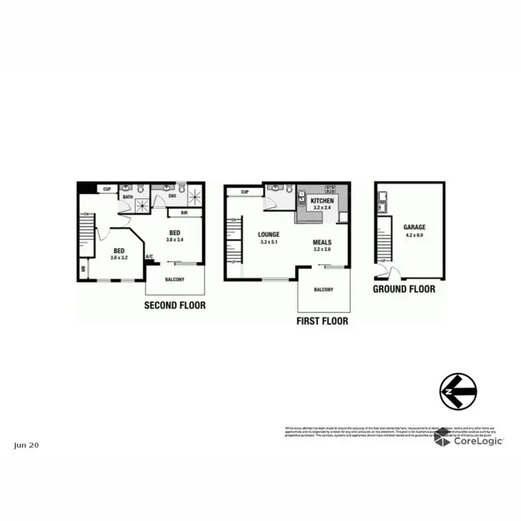 Floorplan of Homely townhouse listing, 40/48 Lisburn Street, East Brisbane QLD 4169
