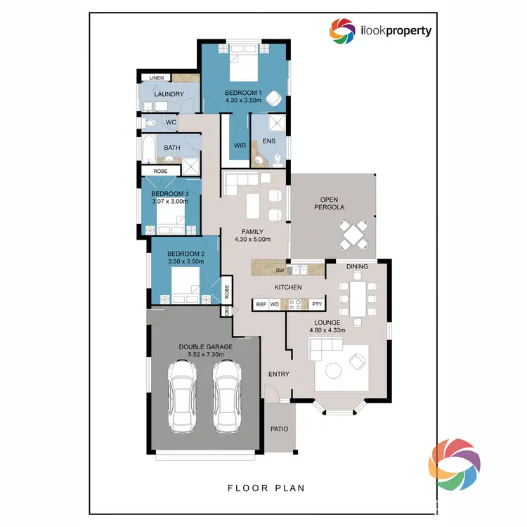 Floorplan of Homely house listing, 6 Dune Vista Drive, Bokarina QLD 4575
