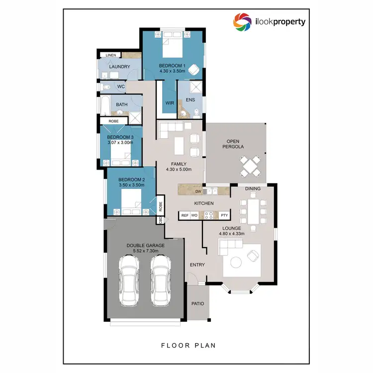 Floorplan of Homely house listing, 6 Dune Vista Drive, Bokarina QLD 4575