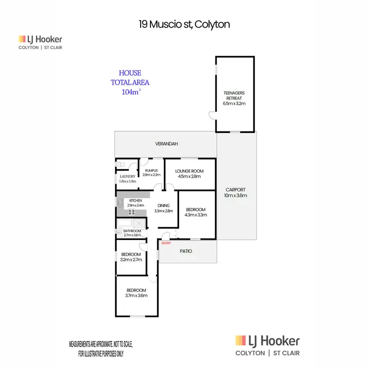 Floorplan of Homely house listing, 19 Muscio Street, Colyton NSW 2760