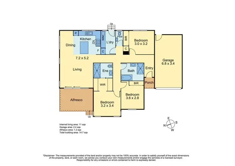 Floorplan of Homely unit listing, 2/472 McClelland Drive, Langwarrin VIC 3910