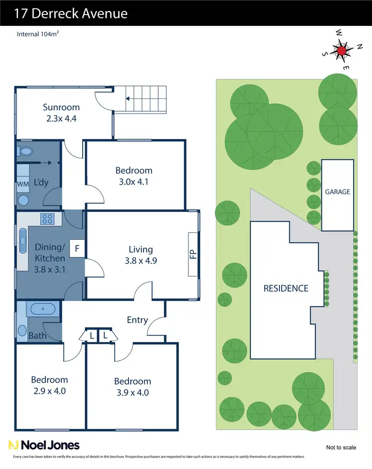 Floorplan of Homely house listing, 17 Derreck Avenue, Bulleen VIC 3105