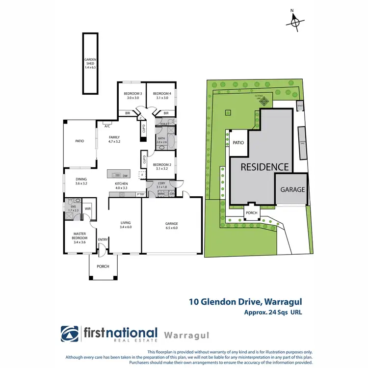 Floorplan of Homely house listing, 10 Glendon Drive, Warragul VIC 3820