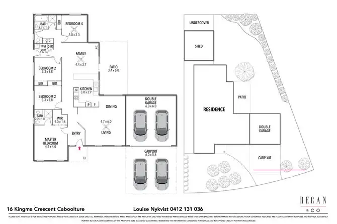 Floorplan of Homely house listing, 16 Kingma Crescent, Caboolture QLD 4510