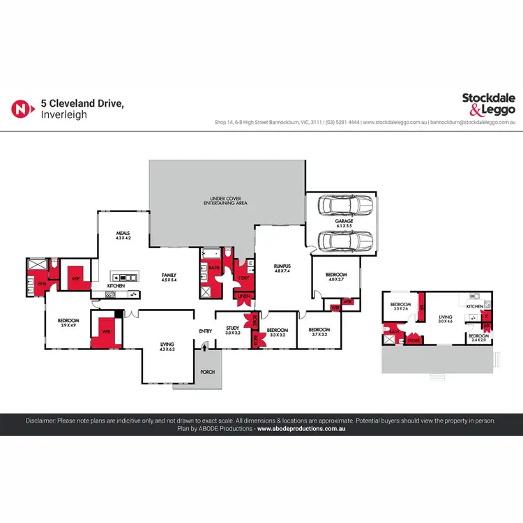 Floorplan of Homely house listing, 5 Cleveland Drive, Inverleigh VIC 3321