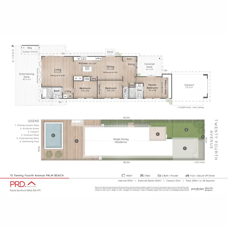 Floorplan of Homely house listing, 13 Twenty Fourth Avenue, Palm Beach QLD 4221