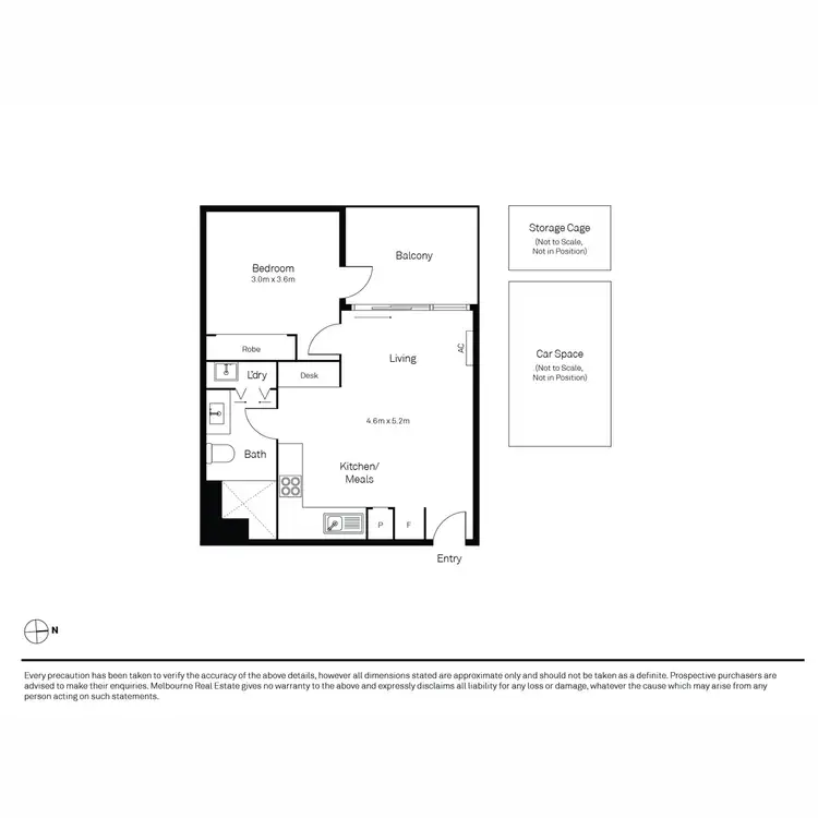Floorplan of Homely apartment listing, 108/152 Peel Street, Windsor VIC 3181