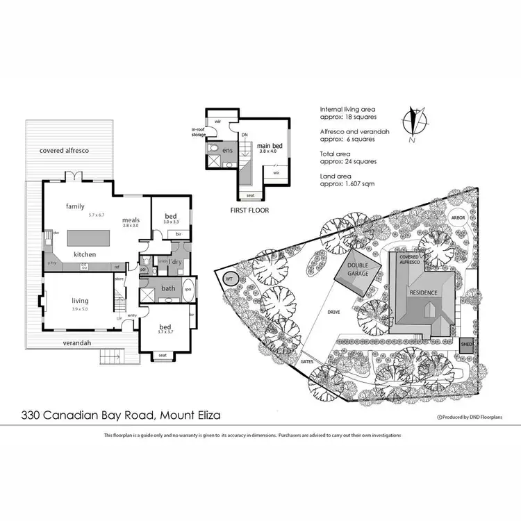 Floorplan of Homely house listing, 330 Canadian Bay Road, Mount Eliza VIC 3930