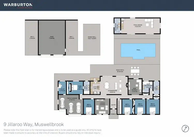Floorplan of Homely house listing, 9 Jillaroo Way, Muswellbrook NSW 2333