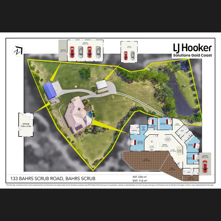Floorplan of Homely house listing, 133 Bahrs Scrub Road, Bahrs Scrub QLD 4207