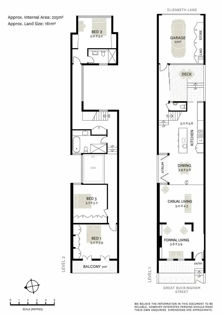 Floorplan of Homely terrace listing, 65 Great Buckingham Street, Redfern NSW 2016