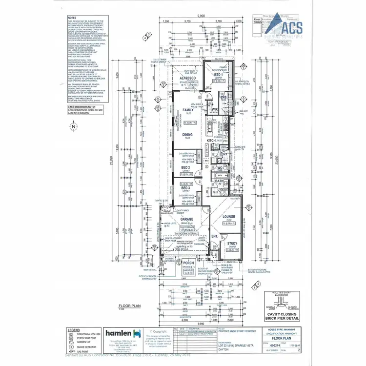 Floorplan of Homely house listing, 14 Sparkle Vista, Dayton WA 6055