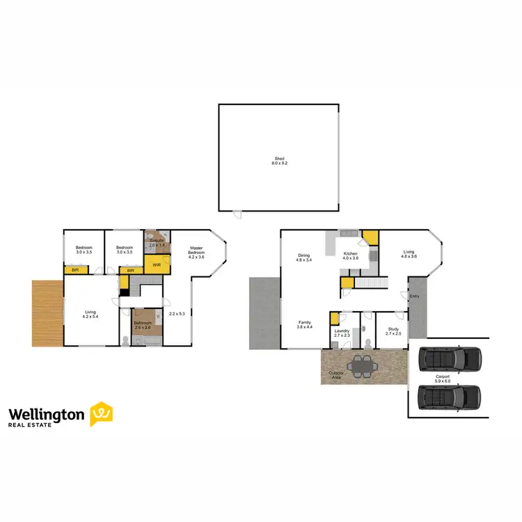 Floorplan of Homely house listing, 32 Mark Avenue, Sale VIC 3850