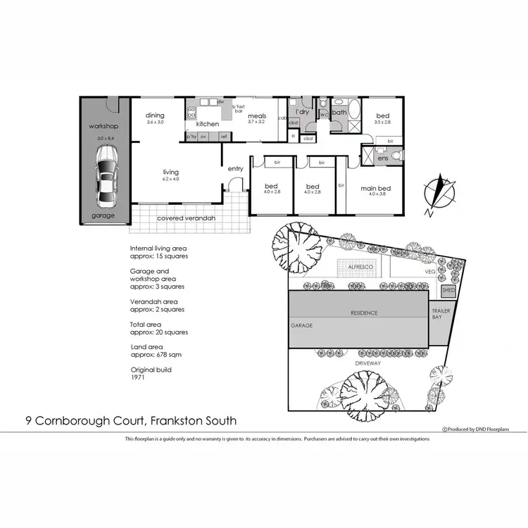 Floorplan of Homely house listing, 9 Cornborough Court, Frankston South VIC 3199