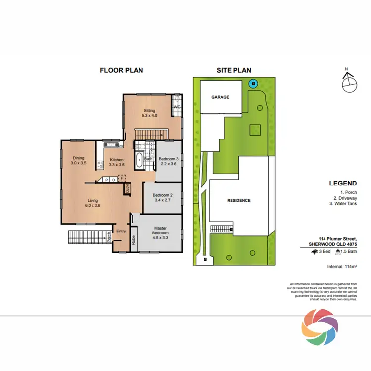 Floorplan of Homely house listing, 114 Plumer Street, Sherwood QLD 4075