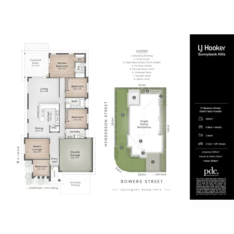 Floorplan of Homely house listing, 17 Bowers Street, Eight Mile Plains QLD 4113