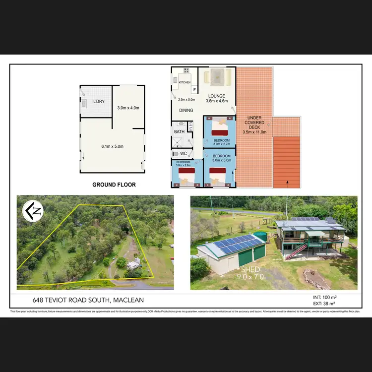 Floorplan of Homely rural property listing, 648-664 Teviot Road, South Maclean QLD 4280