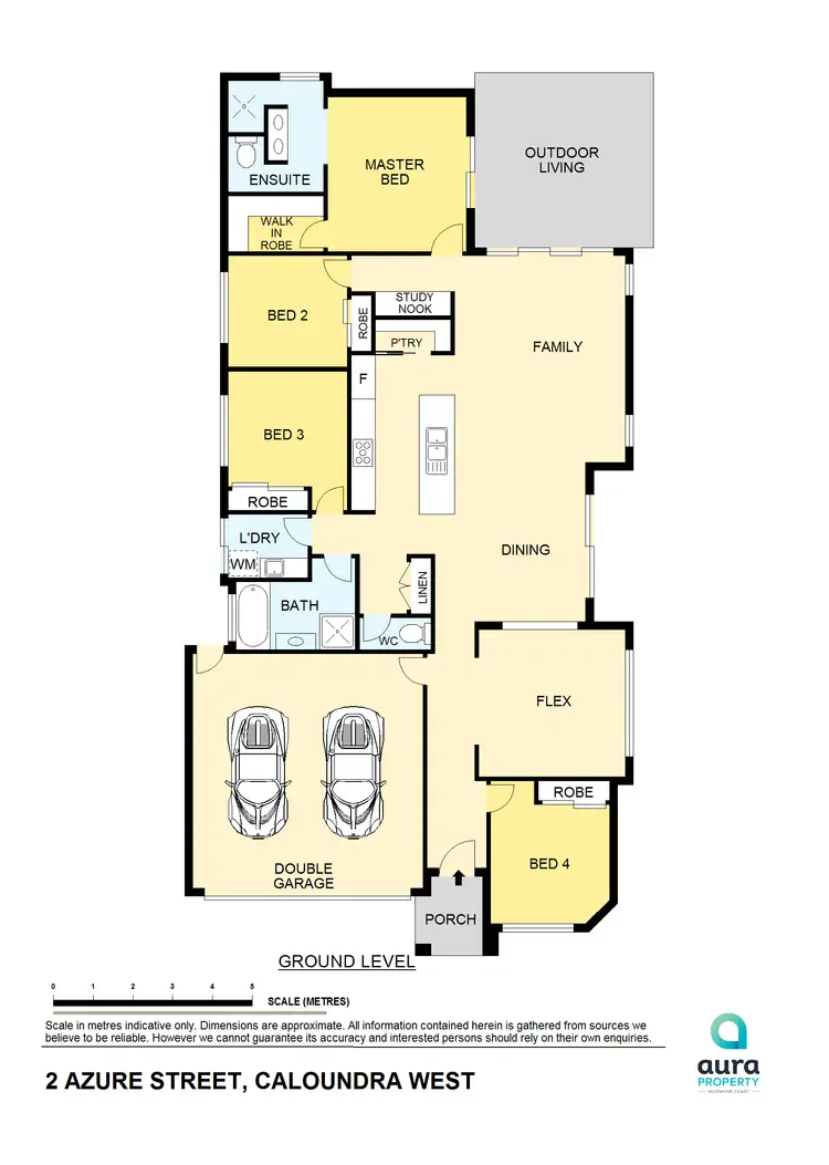 Floorplan of Homely house listing, 2 Azure Street, Caloundra West QLD 4551
