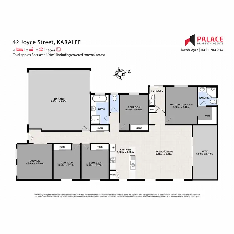 Floorplan of Homely house listing, 42 Joyce Street, Karalee QLD 4306