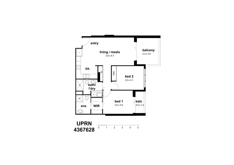 Floorplan of Homely apartment listing, Address available on request