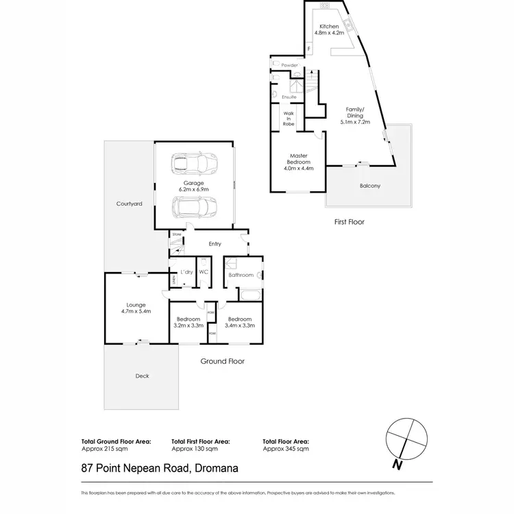 Floorplan of Homely house listing, 87 Point Nepean Road, Dromana VIC 3936