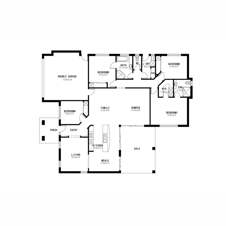Floorplan of Homely house listing, Address available on request