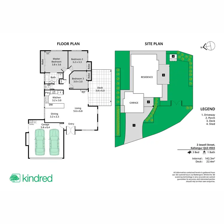 Floorplan of Homely house listing, 2 Jewell Street, Kallangur QLD 4503