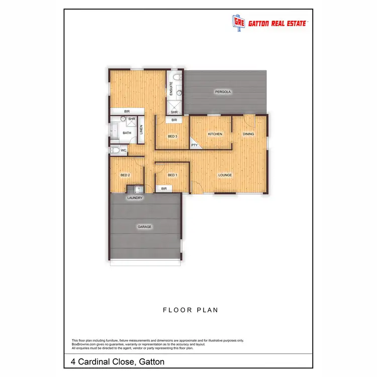 Floorplan of Homely house listing, 4 Cardinal Close, Gatton QLD 4343