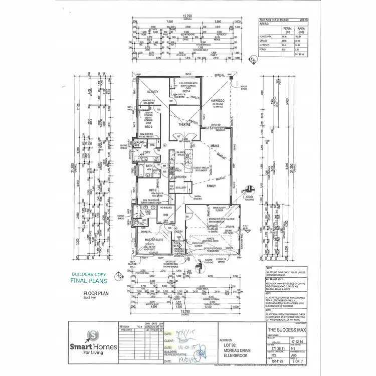 Floorplan of Homely house listing, 15 Moreau Drive, Ellenbrook WA 6069