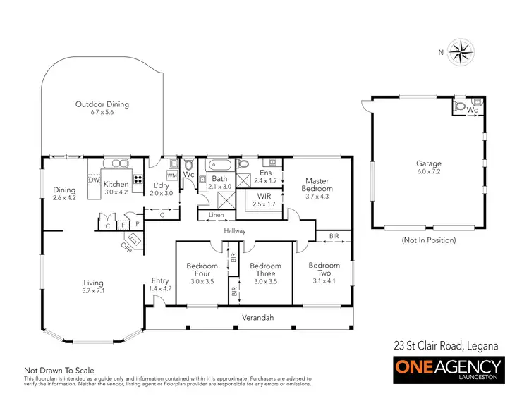 Floorplan of Homely house listing, 23 St Clair Road, Legana TAS 7277